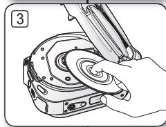 SAMSUNG VP-DX100 - Insertion de disque - 3