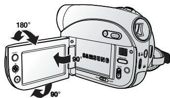 SAMSUNG VP-DX100 - USING THE LCD SCREEN - 1