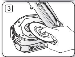 SAMSUNG VP-DX1040 - Insertion de disque - 3