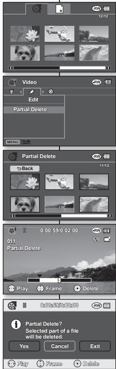 SAMSUNG VP-DX1040 - SUPPRESSION D'IMAGES - 3