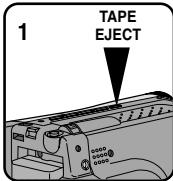 SAMSUNG VP-L900 - Insertion et éjection d'une cassette - 1