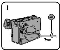 SAMSUNG VP-L900 - Fixation du couvre-objectif - 1