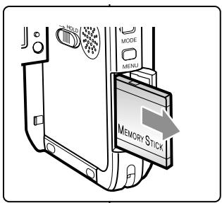 HOLD MODE MENU MEMORY STICK