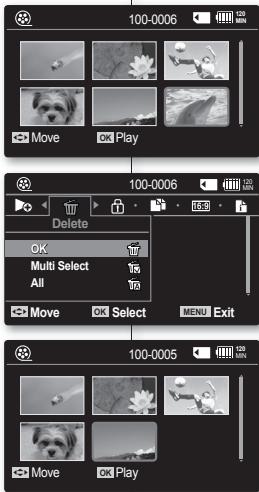 SAMSUNG VP-MX10 - RÉGLAGE DE L'OPTION LECTURE - 4