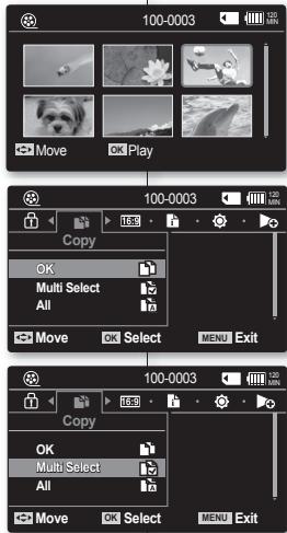 SAMSUNG VP-MX10 - RÉGLAGE DE L'OPTION LECTURE - 8