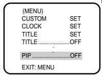 SAMSUNG VP-W60 - Remarque: - 2