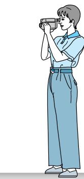 SAMSUNG VP-W60 - Utilisation du viseur électronique - 1