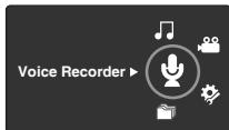SAMSUNG X300L - Réglage du mode Voice Recorder - 2