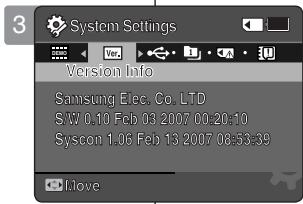 SAMSUNG X300L - Affichage de la version - 1