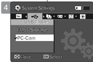 SAMSUNG X300L - Setting USB Mode - 2