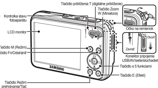 SAMSUNG I8B - Popis fungcií/súčasti Fotoaparátu - 2