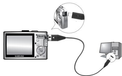 SAMSUNG L100 - Mode de connexion au PC - 2