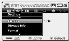 SAMSUNG VP-MX20C - DE OPSLAGMEDIA SELECTEREN (ALLEEN VP-MX20C/MX20CH) - 1