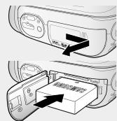 SAMSUNG VP-MX20C - Estrazione della batteria - 1