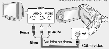 SAMSUNG VP-MX20CH - CONNEXION A UN TELEVISEUR - 1