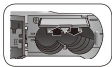 SAMSUNG ES19 - Insertion de la batterie et de la carte mémoire - 3