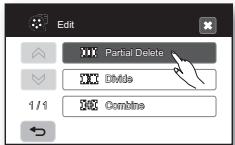 SAMSUNG HMX-20C - COMMENT SUPPRIMER UNE SECTION D'ENREGISTREMENT VIDÉO - 2