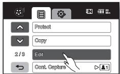 SAMSUNG HMX-20C - COMMENT SUPPRIMER UNE SECTION D'ENREGISTREMENT VIDÉO - 1