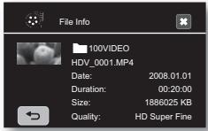 SAMSUNG HMX-20C - File Info (Info. fichier) - 1