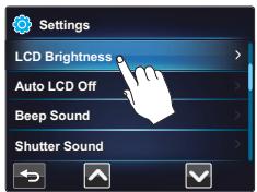 SAMSUNG HMX-E10OP - Éléments de sous-menu - 1