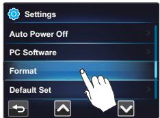 SAMSUNG HMX-E10OP - Format (formatage) - 1