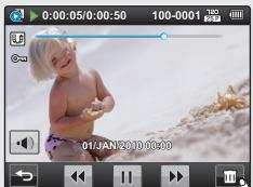 SAMSUNG HMX-E10OP - Q suppression d'un fichier après l'execution de la fonction quick view - 1
