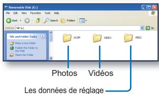 SAMSUNG HMX-E10OP - Affichage du contenu du support de stockage - 3