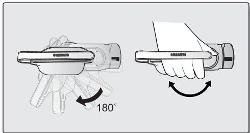 SAMSUNG HMX-H104BP - Réglage de l'angle - 2