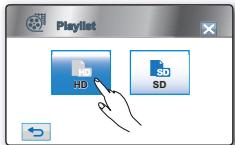 SAMSUNG HMX-H104BP - Création de la liste de lecture - 3