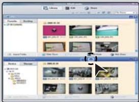 SAMSUNG HMX-H104BP - Exportation de videos vers le caméscope - 4