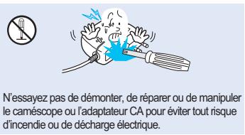 SAMSUNG HMX-H104BP - AVERTISSEMENT - 26
