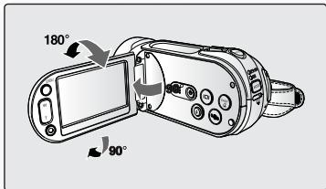 SAMSUNG HMX-H104BP - Réglage de l'écran LCD - 2