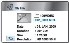 SAMSUNG HMX-H104BP - File Info (Info fichier) ( - 1