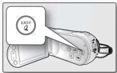 SAMSUNG HMX-H104BP - ENREGISTREMENT FACILE POUR LES DEBUTANTS (EASY Q MODE) - 1