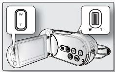 SAMSUNG HMX-H104BP - Pour effectuer un zoom arriere - 2