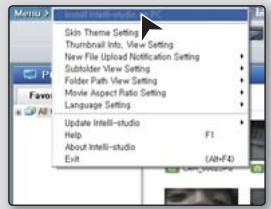 SAMSUNG HMX-H104BP - Installation de l'application Intelli-studio sur l'ordinateur Windows. - 1