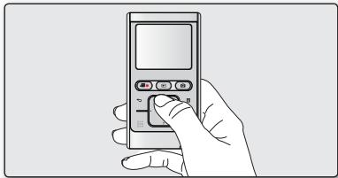 SAMSUNG HMX-U10R - Pour éviter d'endommager le bouton tactile : - 1