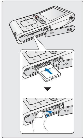 SAMSUNG HMX-U10R - Ejection d'une carte mémoire - 3