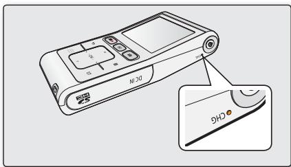 SAMSUNG HMX-U10SP - Témoin de charge (CHG) - 1