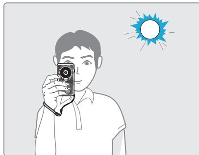 SAMSUNG HMX-U15WP - Réglage de l'angle de prise de vue - 1