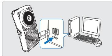 SAMSUNG HMX-U15WP - Importation et visionnage de photos depuis votre ordinateur - 1