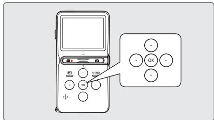 SAMSUNG HMX-U15WP - Menu des raccourcis (guide OK) - 1