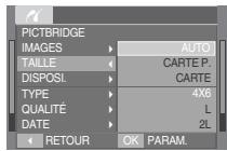 SAMSUNG I70 - PictBridge : Paramétrage impression - 1