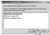 SAMSUNG I70 - Retrait du disque amovible - 3