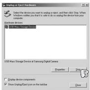 SAMSUNG I70 - Retrait du disque amovible - 2