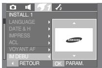 SAMSUNG I70 - - Menu de configuration 1 (f) - 4