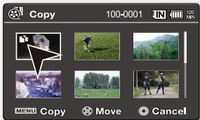Copy 100-0001 MENU Copy Move Cancel