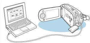 SAMSUNG SC-MX20H - Étape 4 : Raccordement à un ordinateur - 1