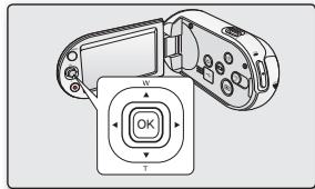SAMSUNG SMX-C10LN BLUE - MENU des raccourcis (GUIDE OK) - 2