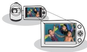 SAMSUNG SMX-C10LN BLUE - Peut capturer des images à des distances imperceptibles à l'œil humain (zoom optique 10X zoom numérique 1200X) - 1
